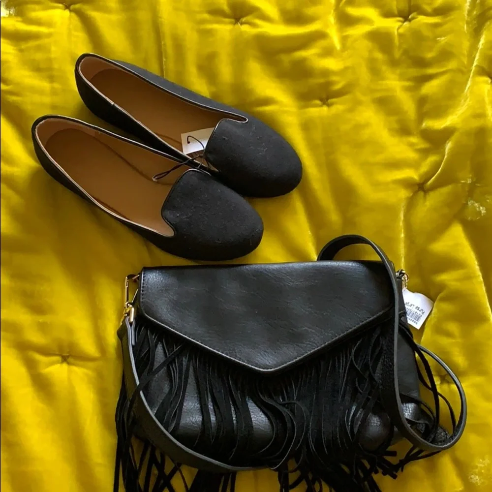 Moda Luxe Fringe Purse